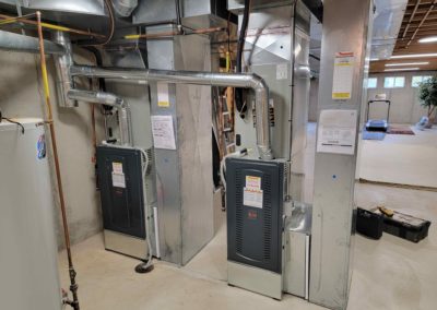 furnace basement treadmill